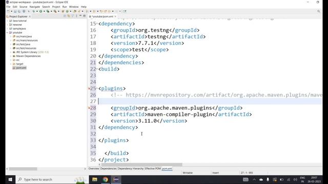 Selenium with Maven project | Tamil tutorial смотреть онлайн
