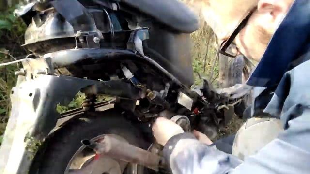 Как завести скутер без кикстартера и электростартера.mp4 смотреть онлайн