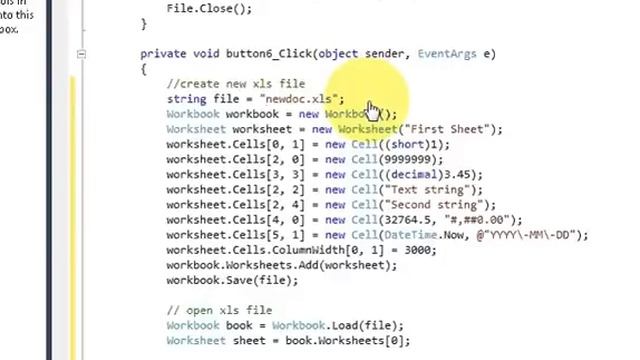 C# Tutorial 28: Create Excel (.XLS and .XLSX) file from C# Using excellibrary смотреть онлайн