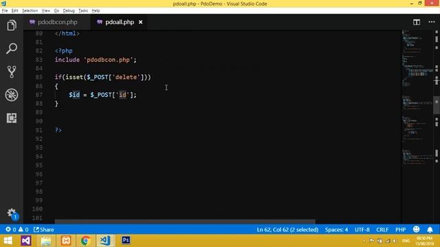 How to Delete Data from Database using PHP PDO смотреть онлайн