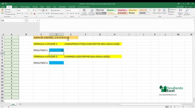 SUMAR números SIN REPETIR en Excel | Fórmulas de Excel #12 смотреть онлайн
