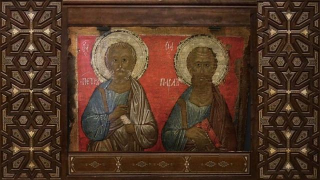 СТИХИРА И ТРОПАРЬ АПОСТОЛАМ ПЕТРУ И ПАВЛУ смотреть онлайн