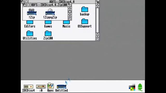 How to load ADFFS game in Acorn Archimedes RiscOS 3 10 смотреть онлайн