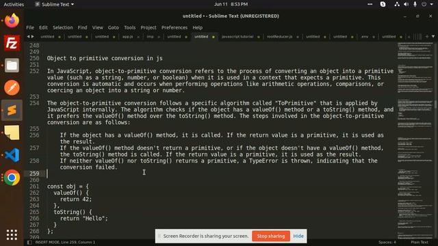 JavaScript Tutorial in Hindi #28 Object to primitive conversion in JavaScript смотреть онлайн