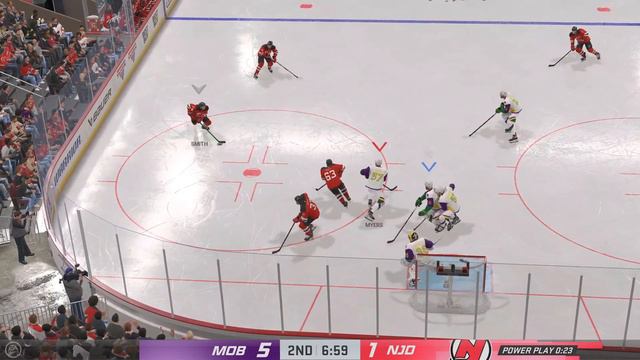 #44 GAME 34 Mobile @ New Jersey NHL 22 смотреть онлайн