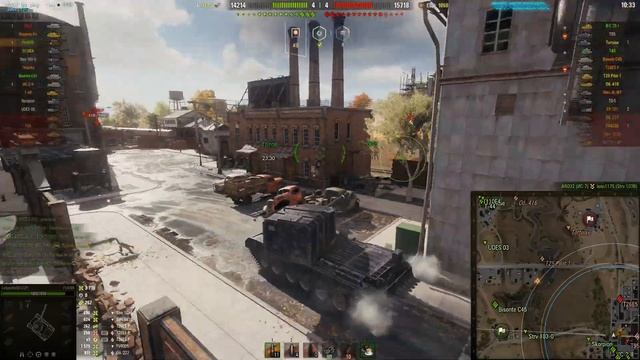 Мощно в ОТКРЫТУЮ 12К УРОНА ? World Of Tanks FV4005 Stage II лучший бой