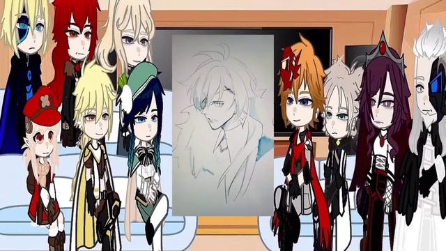 Genshin  React To Kaeya Prince Of Khaenri'ah /Реакция Геншин на Кэйа принц Каэнри'ах. НА ЗАКАЗ