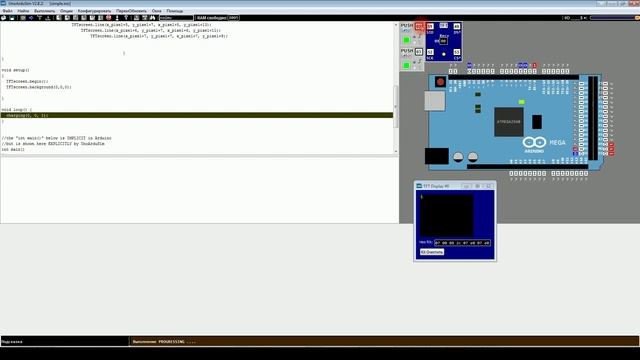 Лучший симулятор Arduino UnoArduSim V2.8.2 Восьмая серия. Индикаторы состояния зарядки, и питания. смотреть онлайн