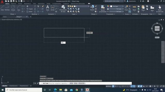Como hacer un rectángulo en AutoCad смотреть онлайн