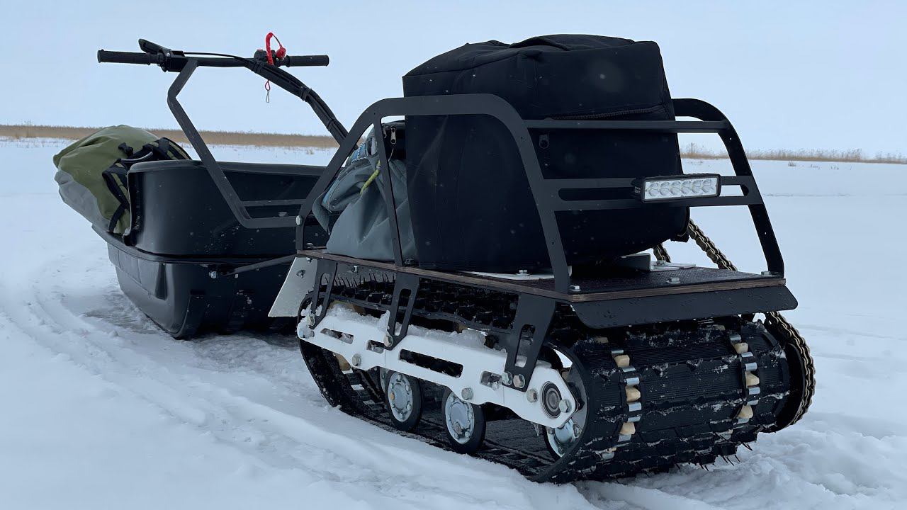 Мотобуксировщик. Мотособака Норка 380 мини. Новая покупка. Испытание в реальности. смотреть онлайн