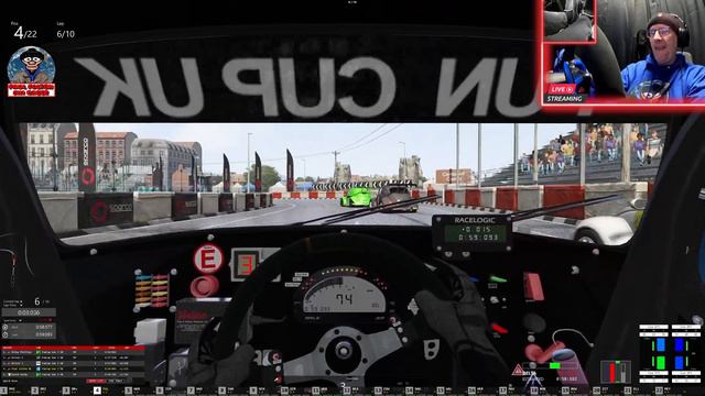 Sim Racing with the ThrustMaster T818. Assetto Corsa. VW Beetle Fun Cup. Highlands Short. смотреть онлайн