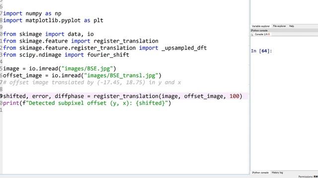 119 - Sub-pixel image registration in Python смотреть онлайн