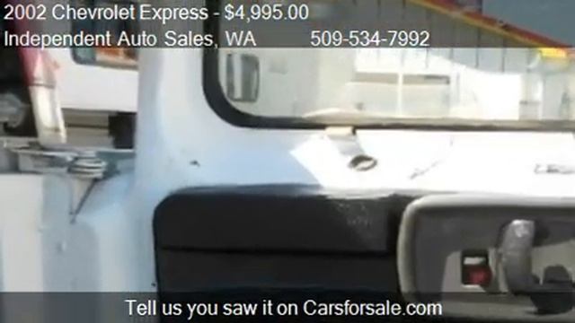 2002 Chevrolet Express 3500 - for sale in Spokane Valley, WA смотреть онлайн