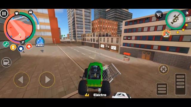 ROPE HERO VICE TOWN (THE ROBOT CAR BLOCKED THE MONSTER TRUCK) ROBOT CAR VS TRUCK - ANDROID GAMEPLAY смотреть онлайн