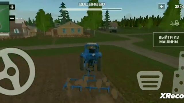 РАБОТА на ТРАКТОРЕ с НОВЫМ ДОМОМ! ▶️ симулятор русской деревни смотреть онлайн