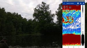 Первые пробы эхолота Практик 7 wi-fi.