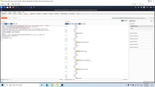 Lab: SQL injection attack, listing the database contents on Oracle смотреть онлайн