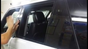 разборка двери RANGE ROVER VOGUE , как достать стекло рэндж  ровер вог