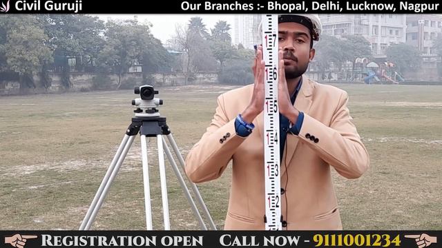 Basic Knowledge of Auto Level |How to Use Auto Level at site with staff by Civil Guruji. смотреть онлайн