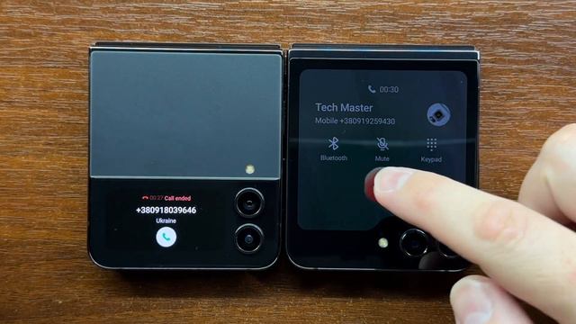 Samsung Galaxy Z Flip 4 vs Z Flip 5 Incoming Calls Folded & Unfolded. Huge Cover Screens Difference смотреть онлайн