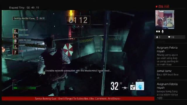 Fadly Jackson Live Streaming Resident Evil Resistance Online PS4 Indonesia смотреть онлайн