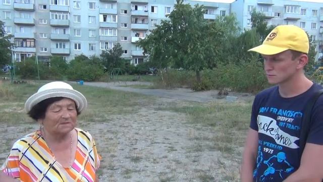 Светлый, Гагарина 3. Благоустройство двора (тротуар возле дома в ямах) смотреть онлайн