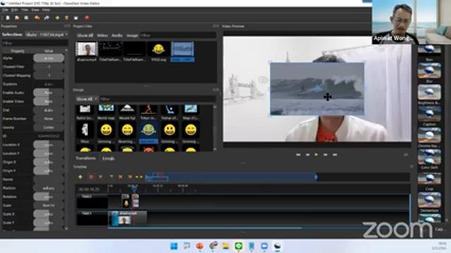 ไลฟ์สด.. สอนตัดต่อวิดีโอด้วย OpenShot Video Editor смотреть онлайн