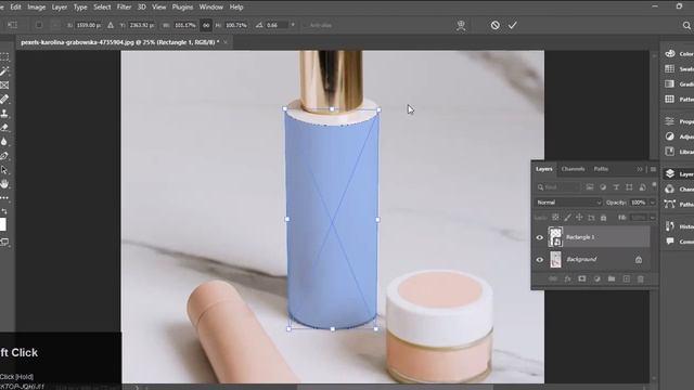 Mockup Photoshop New Warp Cylinder Option in Photoshop 2023 смотреть онлайн