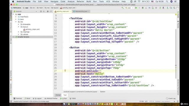 4.13. Изучаем Java. 6 Hello Java! . Android разработка на Kotlin - с нуля смотреть онлайн