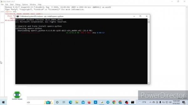 Python import cv2 error: No Module name cv2