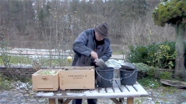 Wurmkiste Teil III Wurmhumus ernten смотреть онлайн
