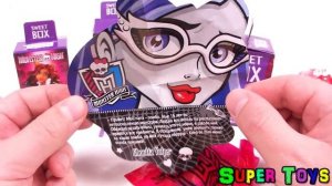 Sweet Box Monster High Toy surprises Kinder Surprise/Монстер Хай  новая серия игрушек