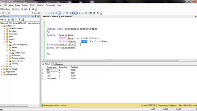 Lesson 24 View in SQL Server in Hindi смотреть онлайн
