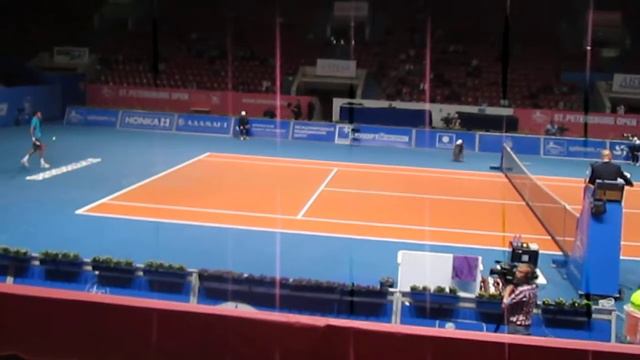 Khachanov vs Hanescu - R1 SPb Open 2013 (intro + sketches) смотреть онлайн