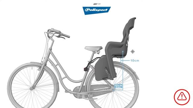 Joy FF - Child Bike Seat with Frame Mounting System смотреть онлайн