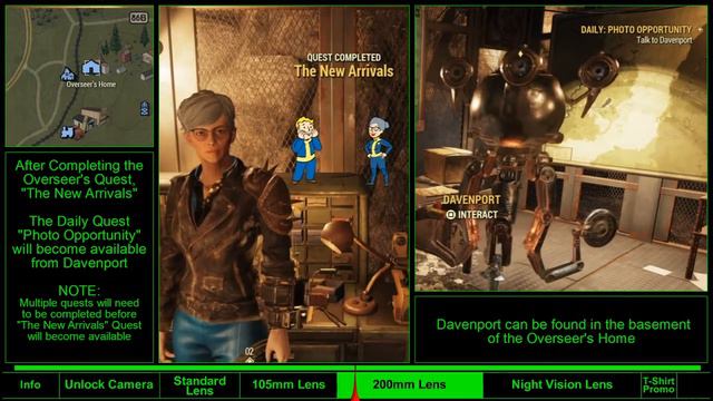 Fallout 76 Camera 200mm Lens PLUS Camera Full Guide смотреть онлайн