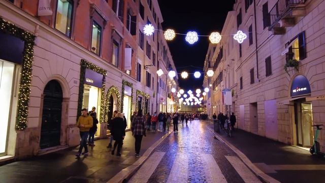 Rome Italy - Christmas in Rome 2022, 4K/60FPS смотреть онлайн