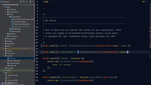 Ep11 - Laravel Resource Controllers for API Routes смотреть онлайн