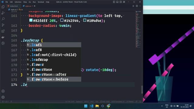 Pure Animated CSS Flower with Vase || Without JavaScript #css #animation #flowervase #flowers #html смотреть онлайн