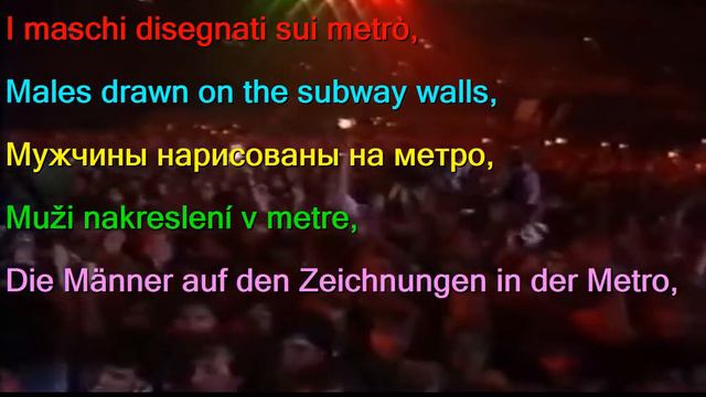 Learn Italian by Gianna Nannini I maschi The males Italian English Russian Slovak German LYRICS смотреть онлайн