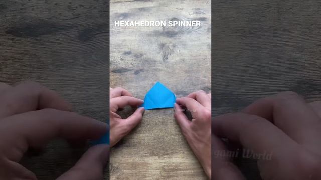Hexahedron spinner origami instructions | How to fold paper Hexahedron spinner origami | Spinner ar смотреть онлайн