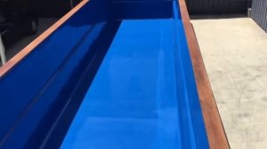 Бассейн из 40 футового контейнера