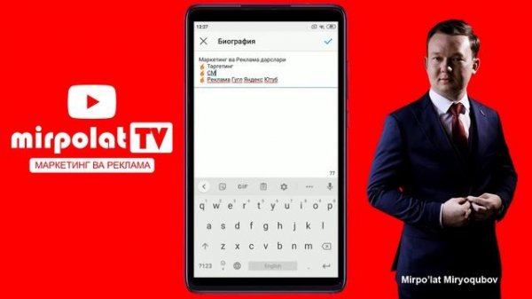 Instagram Professional account qilishni o'rganamiz!