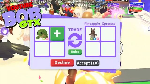 What People Trade For Neon Turtle / На что меняют за Неоновую черепаху . Roblox Adopt Me смотреть онлайн