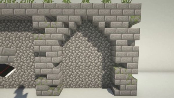 Minecraft Stone Wall Design Ideas | How to build Tutorial