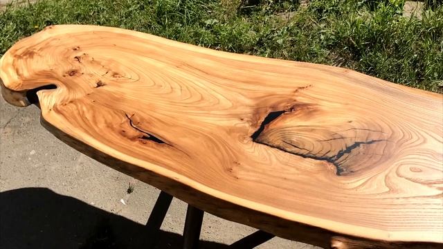 Две столешницы из слэбов карагача смотреть онлайн