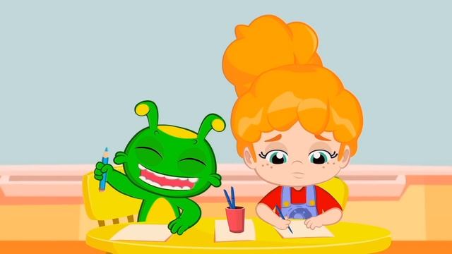 Groovy The Martian learn the colors with a funny dream about being a magic canvas ? ? ? смотреть онлайн
