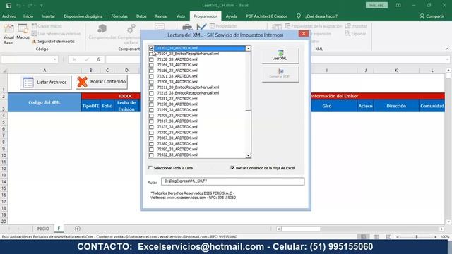 Lectura del XML Electrónico - (SII) Servicio de Impuestos Internos - Chile смотреть онлайн