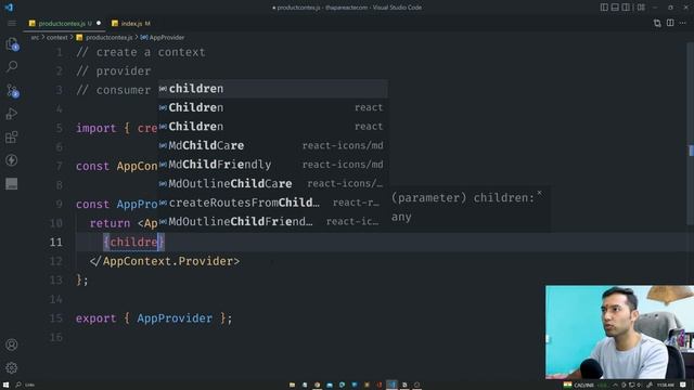 React Ecommerce Website Tutorial in Hindi #12: Context API with Provider & useContext Hooks смотреть онлайн