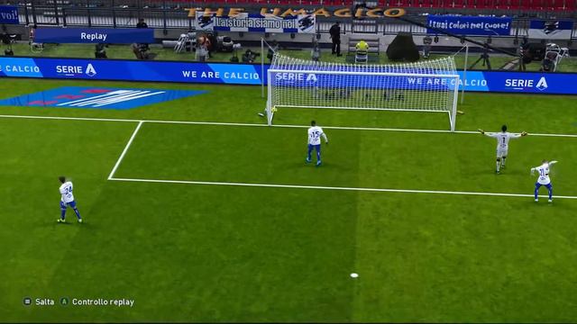 PES 2021 RIVINCITA 29° GIORNATA SERIE A MILAN VS SAMPDORIA 1-1 смотреть онлайн